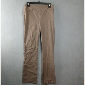 Rekucci Chino‎ Pants Womens 6T Mocha Logo Straight Leg Medium Wash Casual Wear